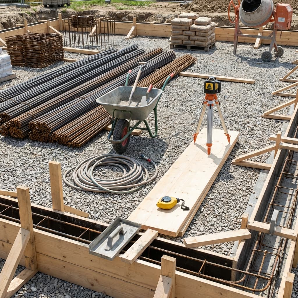 Travaux de fondation